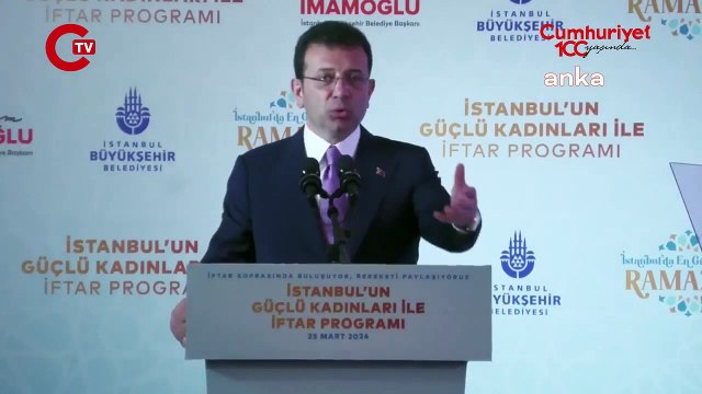 Ekrem İmamoğlu önceki dönemi anlattı: İBB'de 12 meslek dalında bir tek kadın çalışmıyordu...