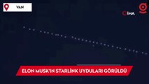 Elon Musk'ın Starlink uyduları Erciş semalarında görüldü