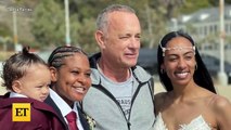 Tom Hanks se cuela a boda y se tomafotos con las recien casadas