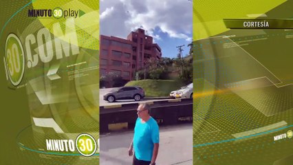 Mirá, ve se quemó un carro Los Cerros de Cali