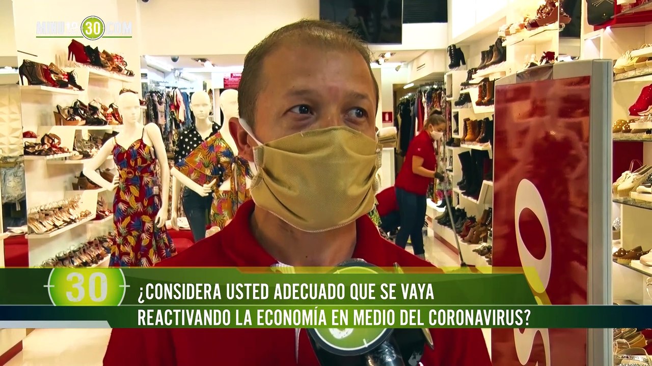 Considera usted adecuado que se vaya reactivando la economía en medio del coronavirus