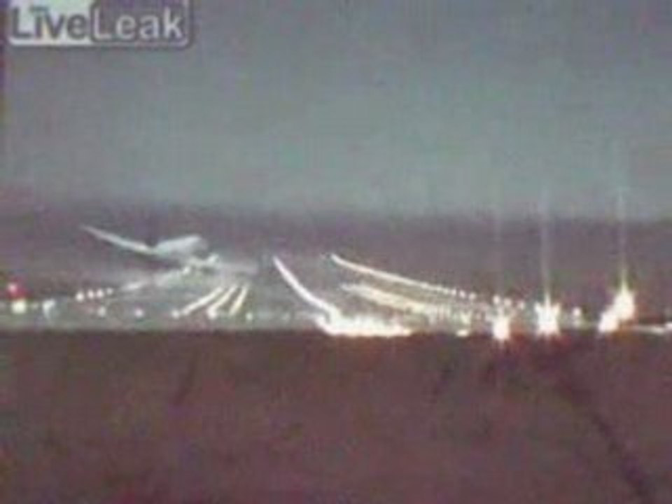 Flugzeuglandung fehlgeschlagen