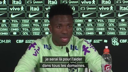 Brésil - Vinicius : "Je serai là pour aider Endrick dans tous les domaines"