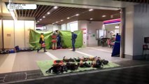 #Japón - Ataque con cuchillo y fuego de un hombre disfrazado de Joker de Batman en un tren de Tokio, videos virales muestran el pánico