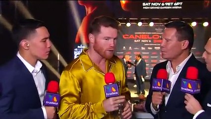 "Me mentó la madre como 10 veces" Saúl 'Canelo' Álvarez, luego del pesaje ante Plant | Box Azteca