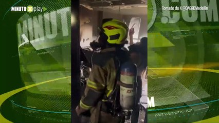 Así quedó el apartamento tras incendio en El Poblado