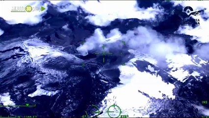 Download Video: Fuerza Aérea realiza sobrevuelos en el volcán Nevado del Ruíz