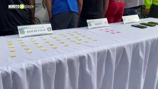 Con órdenes judiciales capturan a seis integrantes de la ‘La Martina vendían droga en pequeñas cantidades