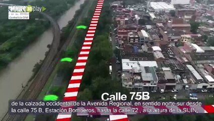 Cierre total en el norte de la Avenida Regional por obras de expansión del acueducto