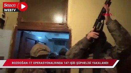 'Bozdoğan-17' operasyonlarında 147 IŞİD şüphelisi yakalandı