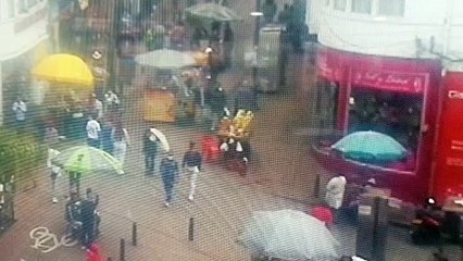 19-05-2021 Hay bloqueo en el centro y cerca a la Terminal de Transportes de Manizales