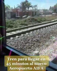 Download Video: Tren para Llegar en Menos de Una Hora al Aeropuerto AIFA!