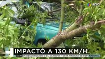 Paso de huracán Grace por Quintana Roo solo dejó daños materiales