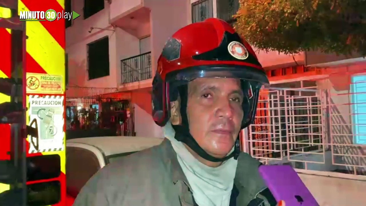 Incendio estructural en edificio