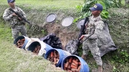 07-03-19-Incautado en Timbiquí 400 kilogramos de explosivos