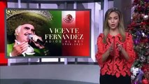 Llenan de flores la tumba de Vicente Fernández en el rancho 'Los tres potrillos'