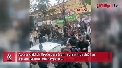 Avcılar'da liseliler arasında bıçaklı kavga! Yaralılar var