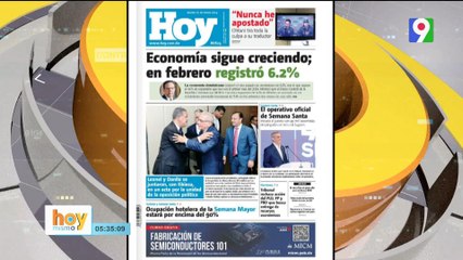 Titulares de prensa dominicana martes 26 de marzo 2024 | Hoy Mismo