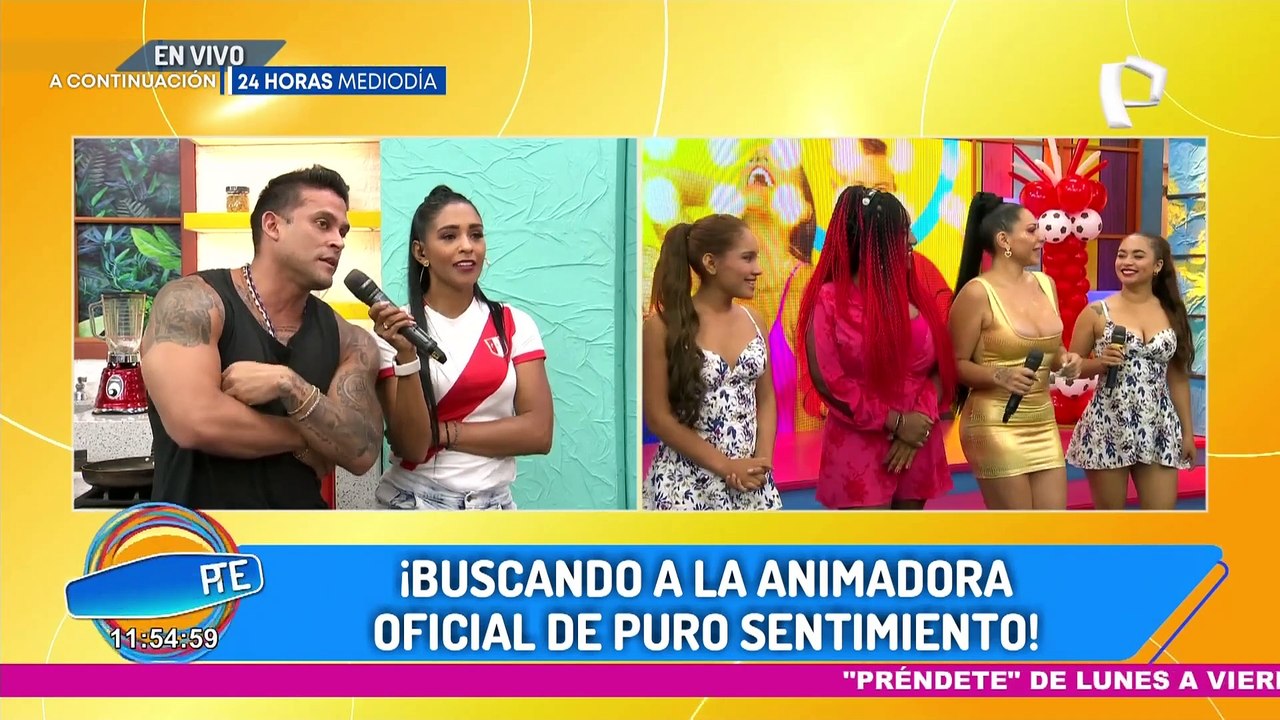 Christian Domínguez se presenta en Préndete y discute en vivo con Karla Tarazona