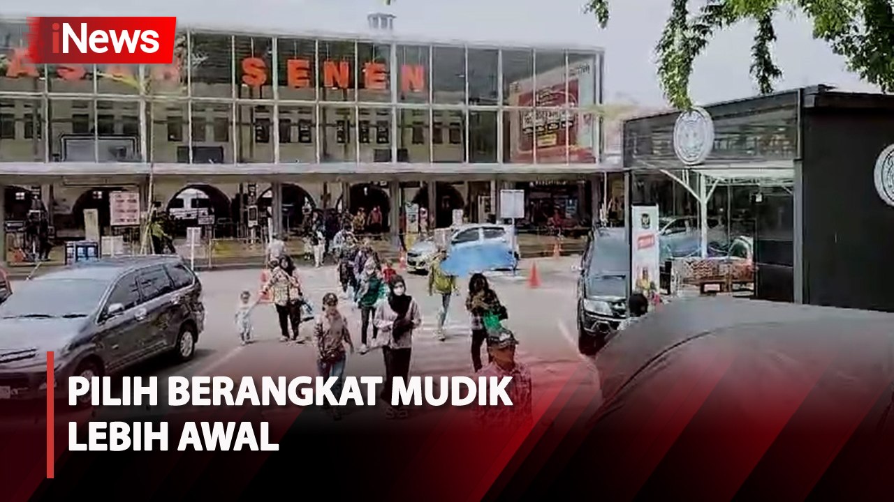 Jelang Lebaran, Banyak Warga Pilih Mudik Lebih Awal dari Stasiun Pasar Senen