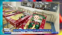 #CUTE: Entregan a bebés en cajas de regalo en Monterrey