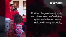 Niño mexicano conmueve al mundo y Coldplay lo invita como VIP a concierto