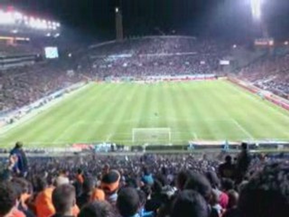 OM OL la pression sur juninho et il foire son coup franc (sa