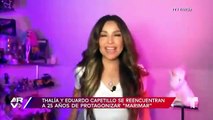 Thalía y Eduardo Capetillo se reencuentran a 25 años de la telenovela 'Marimar'