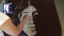 #OMG: Un artista crea un retrato de John Lenon utilizando granos de arroz