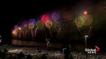 Año Nuevo 2022: la playa brasileña de Copacabana se ilumina con un espectacular espectáculo de fuegos artificiales