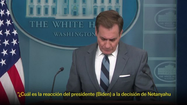 Estamos perplejos : la Casa Blanca sobre la cancelación de la visita de delegados de Israel a EE UU