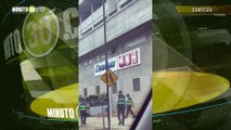 Enfrentamiento entre conductor y agentes de tránsito en Bucaramanga