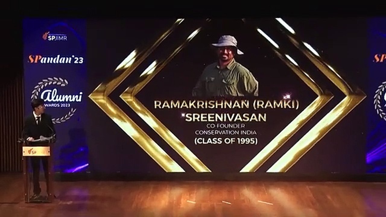 SPJIMR Alumni Awards 2023, Social Excellence (Special Mention) – Ramakrishnan (Ramki) Sreenivasan