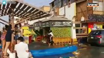 OLEAJE ANÓMALO causó que el MAR SE SALGA en algunas playas peruanas