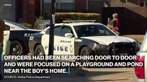 Encontrado a salvo el niño de 11 años desaparecido en Dallas