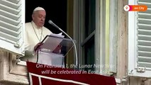 El Papa ofrece sus mejores deseos para el Año Nuevo Lunar