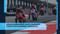 Detik-detik Tabrakan Marc Marques - Pecco MotoGp Portugal 24 Maret 2024
