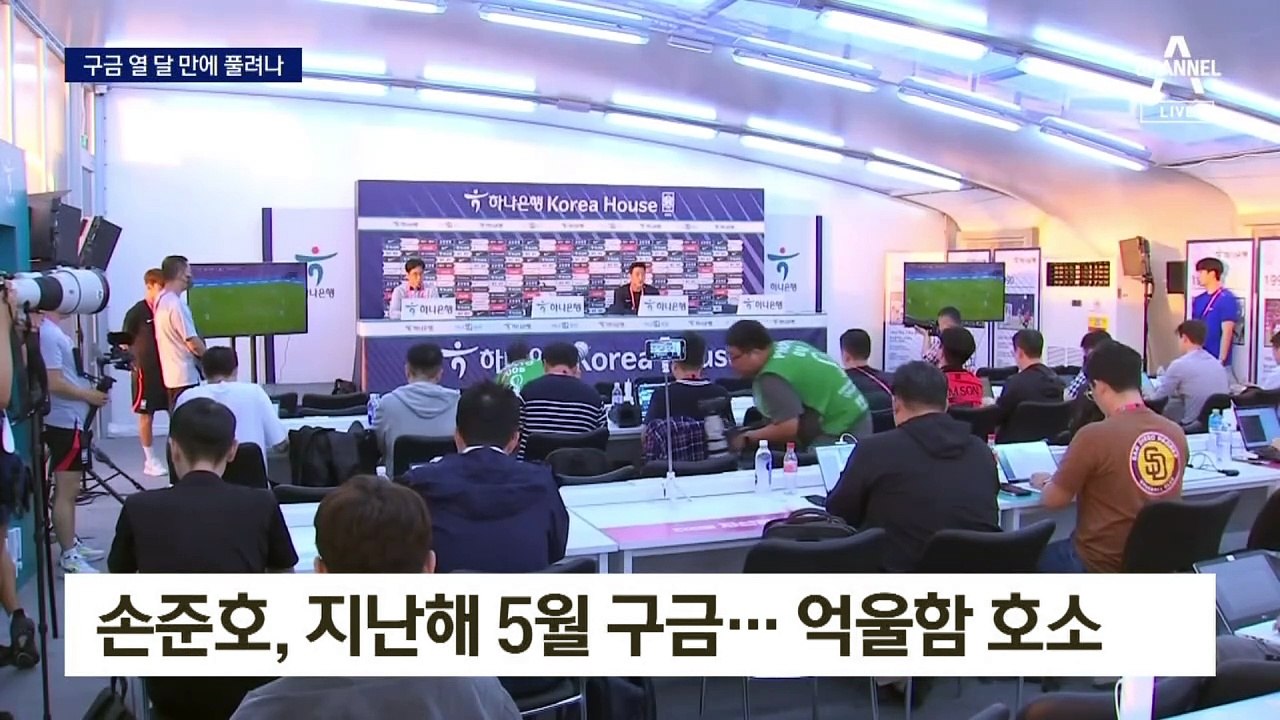 손준호, 10개월 만에 中서 석방돼 귀국