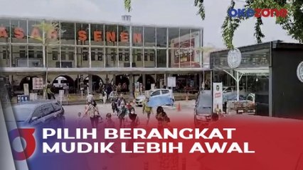 Tải video: Hindari Kepadatan Jelang Lebaran, Warga Lebih Awal Mudik dari Stasiun Pasar