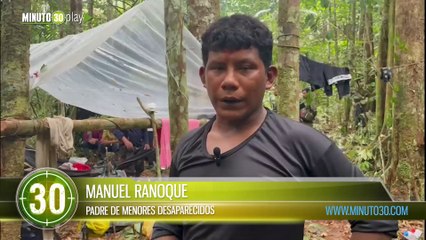 El testimonio del padre de los niños desaparecidos en Guaviare desde el lugar de la búsqueda