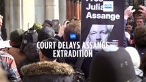 UK court orders delay to WikiLeaks founder Julian Assange's extradition to US over espionage charges