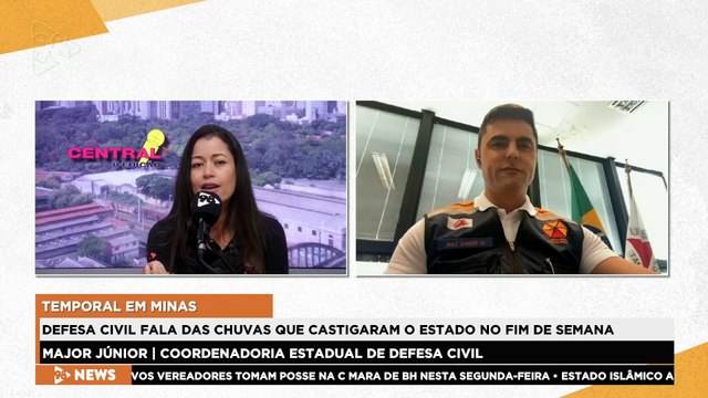CENTRAL 98 | Defesa Civil alerta sobre chuvas intensas em Minas Gerais