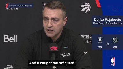 Télécharger la video: Raptors coach 'caught off guard' by Jontay Porter betting investigation