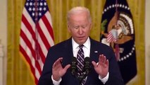 El presidente de Estados Unidos, Joe Biden, anuncia sanciones por la 