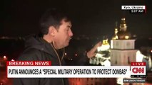 #OMG: Equipo de CNN escucha explosiones cerca de Kyiv durante reporte en vivo