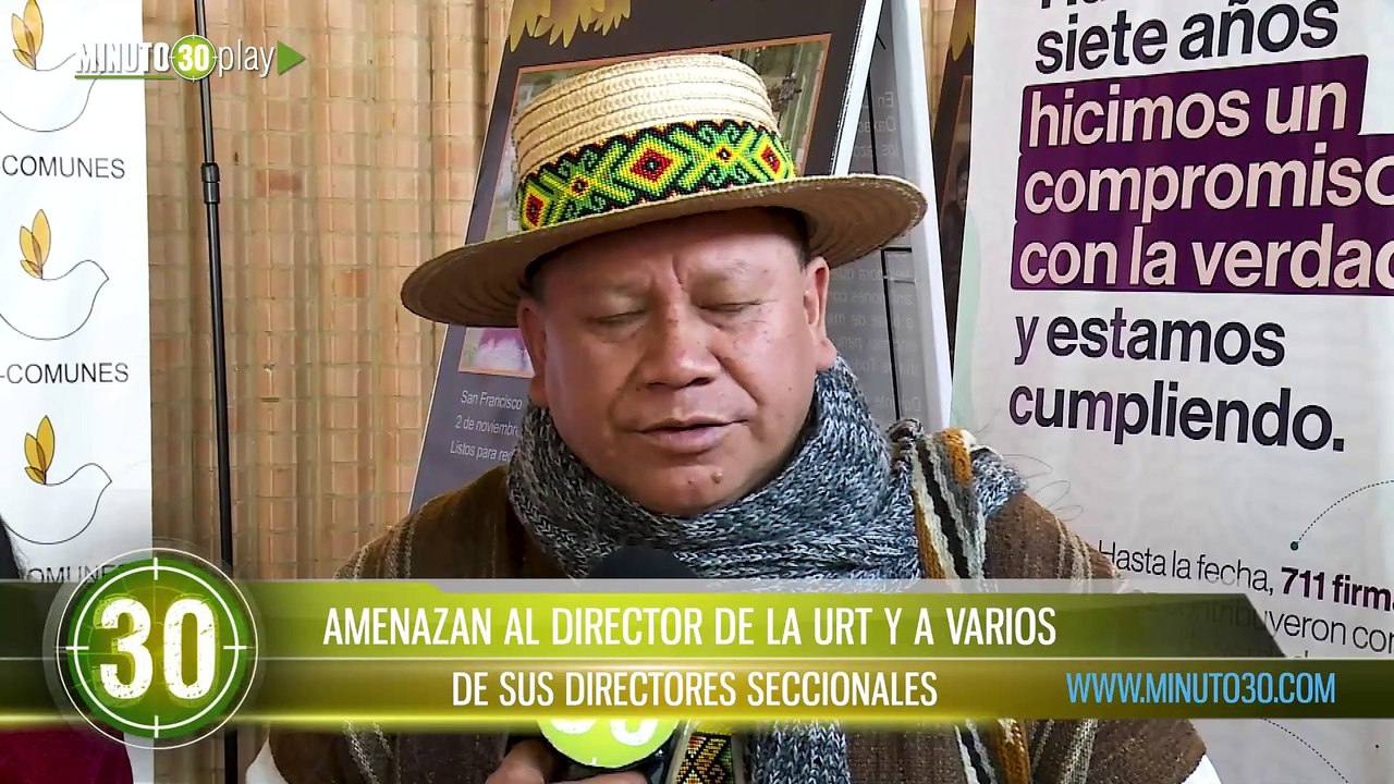 Amenazan al director de la URT y a varios de sus directores seccionales