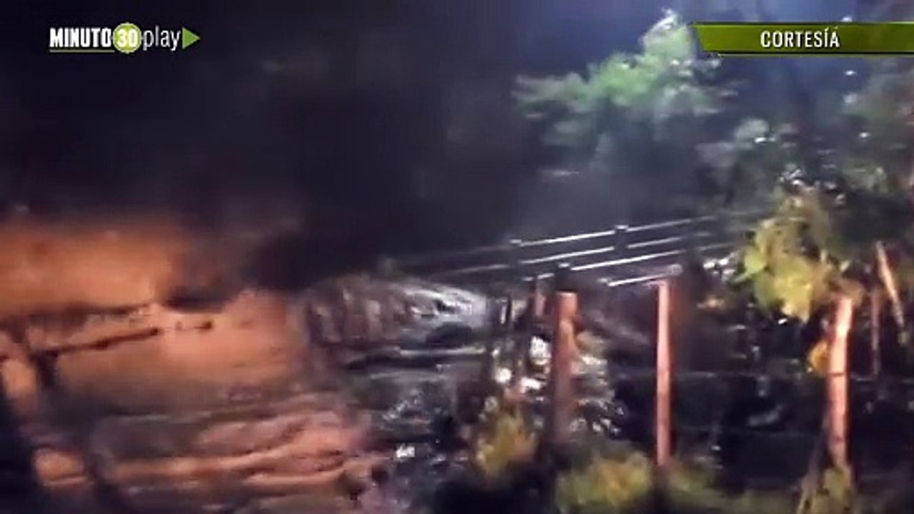 Emergencia en Choachí se desbordaron varias quebradas por fuertes lluvias