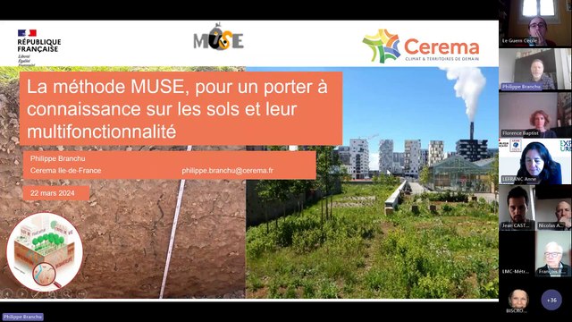 Webinaire Flash n°9 expérimentation « Objectif ZAN » de l’ADEME : méthode MUSE