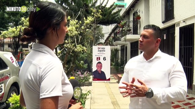 14-08-19 Con 4 líneas de acción Giovany Zapata se la juega por el Concejo de Sabaneta