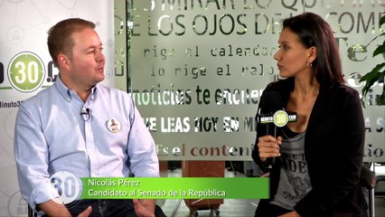 22-02-18 Nicolas Perez Candidato al Senado de la Republica